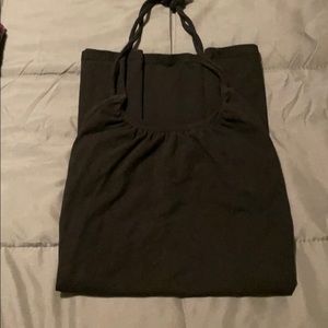 Victoria’s Secret Black Bra Top Halter Dress